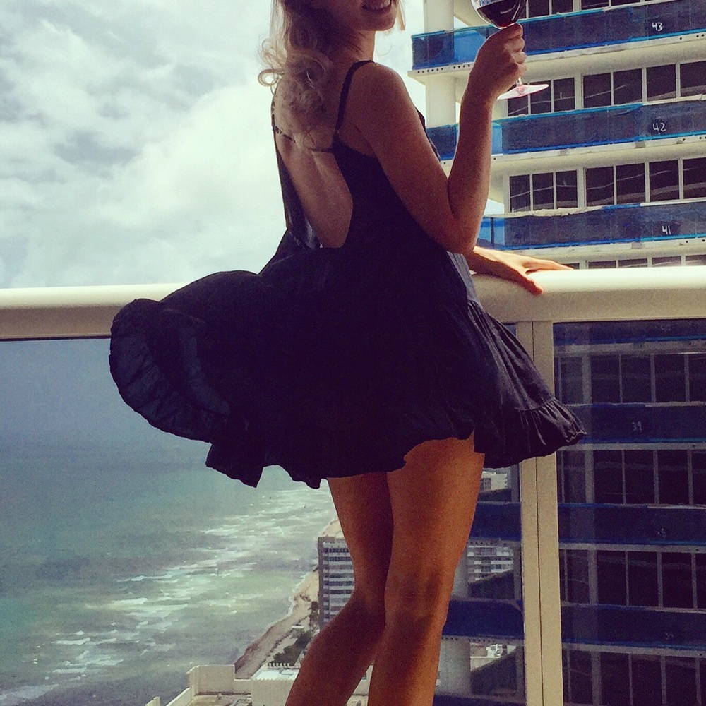 Black summer dress